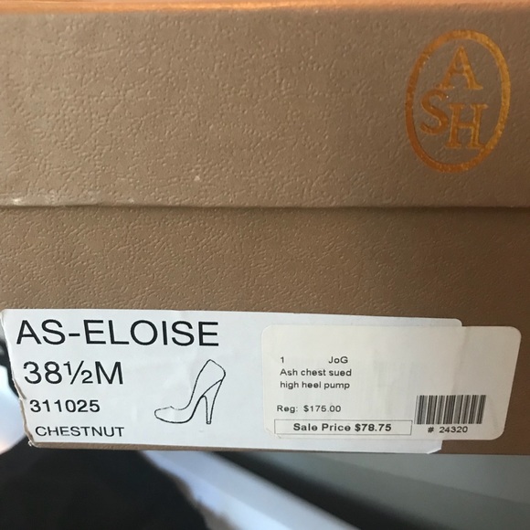 Chestnut Brown suede pumps - Picture 6 of 8